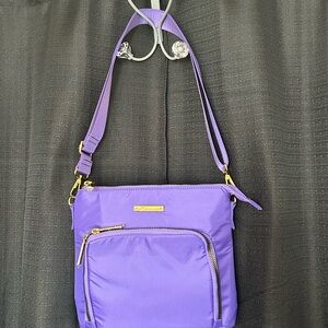 Joy Mangano Vibrant Purple Crossbody Bag